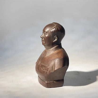 Great Man Mao Zedong Statue Synthesized Stone Bust Study Office Desk Ornament Home Decoration Souvenir Study Room Statue Crafts