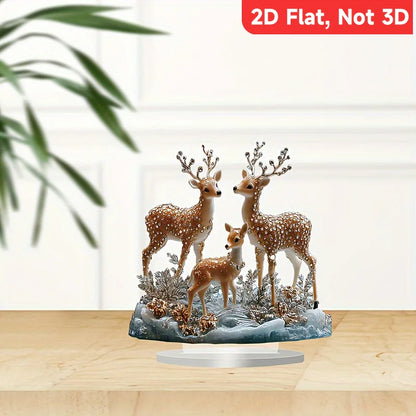 1PC Bohemian Style Deer - Desktop Decoration Collectibles, Suitable for Home, Office, Cafe Display, Unique Gift Idea