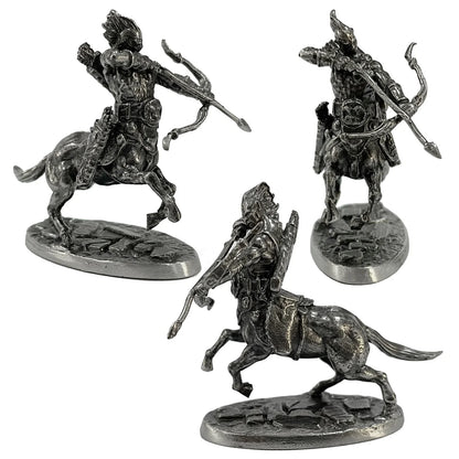 Metal Mediaeval Knights Army Centaur Cavalry Soldier Figurines Miniatures Copper Mens Gifts Car Ornaments Decorations Crafts
