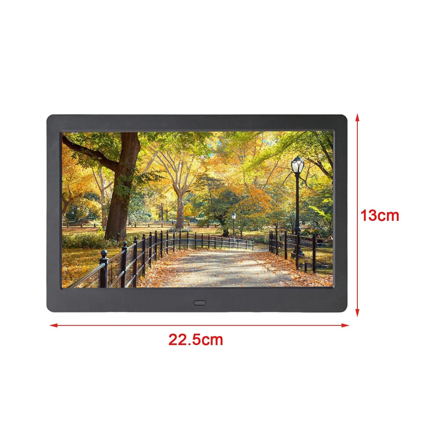 10" Digital Picture Frame Plug Remote Control 16/9 Screen Professional Multiple Used Easily Install Multiple Functions ,Black