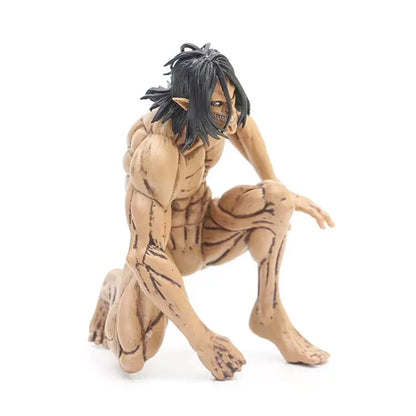 The Founding Titan Figurines Anime Attack On Titan Miniatures Ornaments Eren Jaeger PVC Model Doll Toys Manga Garage Kits Figure