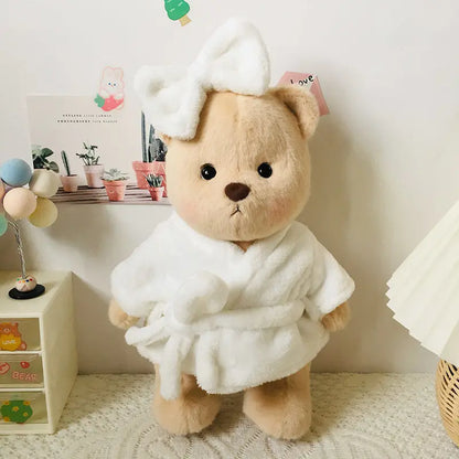 30cm Doll Lina Doll Clothes Plush Toy Set Teddy Bear Kawaii Anime Accessories Dress Up Cute Cartoon Friends Holiday Gift