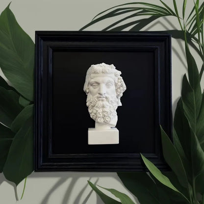 Dionysus Retro Roman Art Sculpture Three-Dimensional Modern Wall Luxury Decoration Hanging Painting Desktop Bookshelf Ornaments