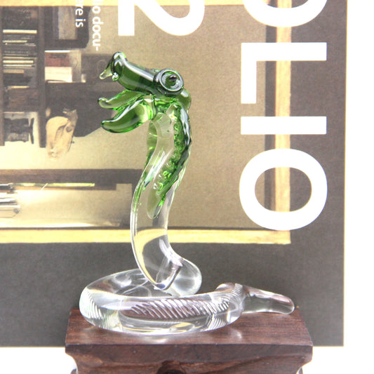 Crystal Snake Figurine Glass Snakes animals Carved Healing Crystal Animal Statue Sculpture Home Decoration Gift Aventurine Snack