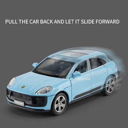 1:32 Scale Macan Panamera Alloy Model Cars Toys 6 Doors Opened Vehicles Models Light Sound Super Sport Car Child Birthday Gifts