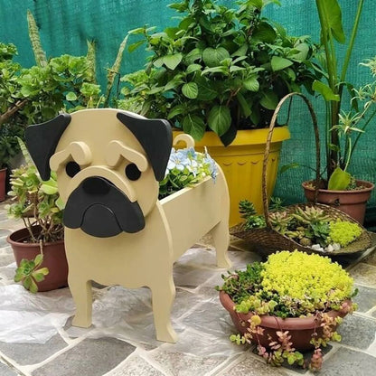Pot de fleurs pour chien de dessin animé, Pot de fleur à assembler pour chien, plusieurs races de chiens de compagnie, Pot de jardin, jardinière de fleurs DIY, décoration de maison, ornement