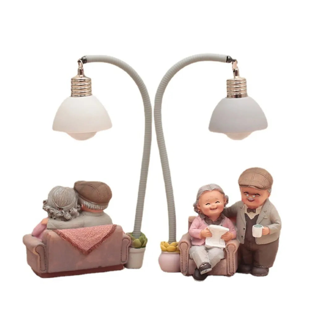 Creative Couple Presents Wedding Anniversary Gift To Wife Husband Girlfriends Gift Old Man Old Woman Home Living Room Decoration