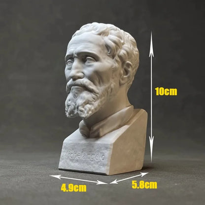 Plaster Statue Character Sculpture Desktop Character Ornaments Bookshelves Decoration Holiday Gifts Home Decoration Accessories