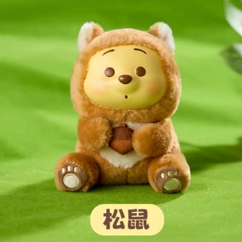 Disney Winnie the Pooh Naughty Party Vinyl Plush Blind Box Pooh Bear Bag Pendant Mystery Box Surprise Toy Cute Doll Decor Gifts