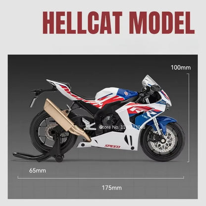1:12 HaLei Honda CBR1000 Motorcycles Toys Cars Models Light Wheel Shock Absorption Rubber Tires Miniature Motorcycle Boys Gifts