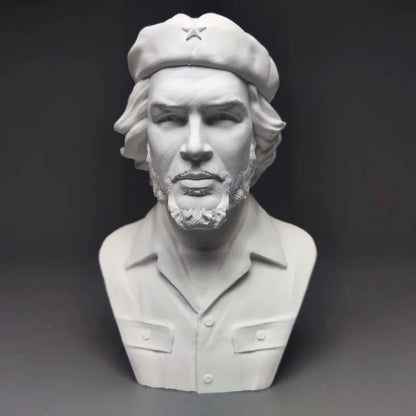 Che Guevara Model Plaster Figure Sculpture Art Decoration Ornaments Interior Art Living Room Figurines Desktop Decor Statue