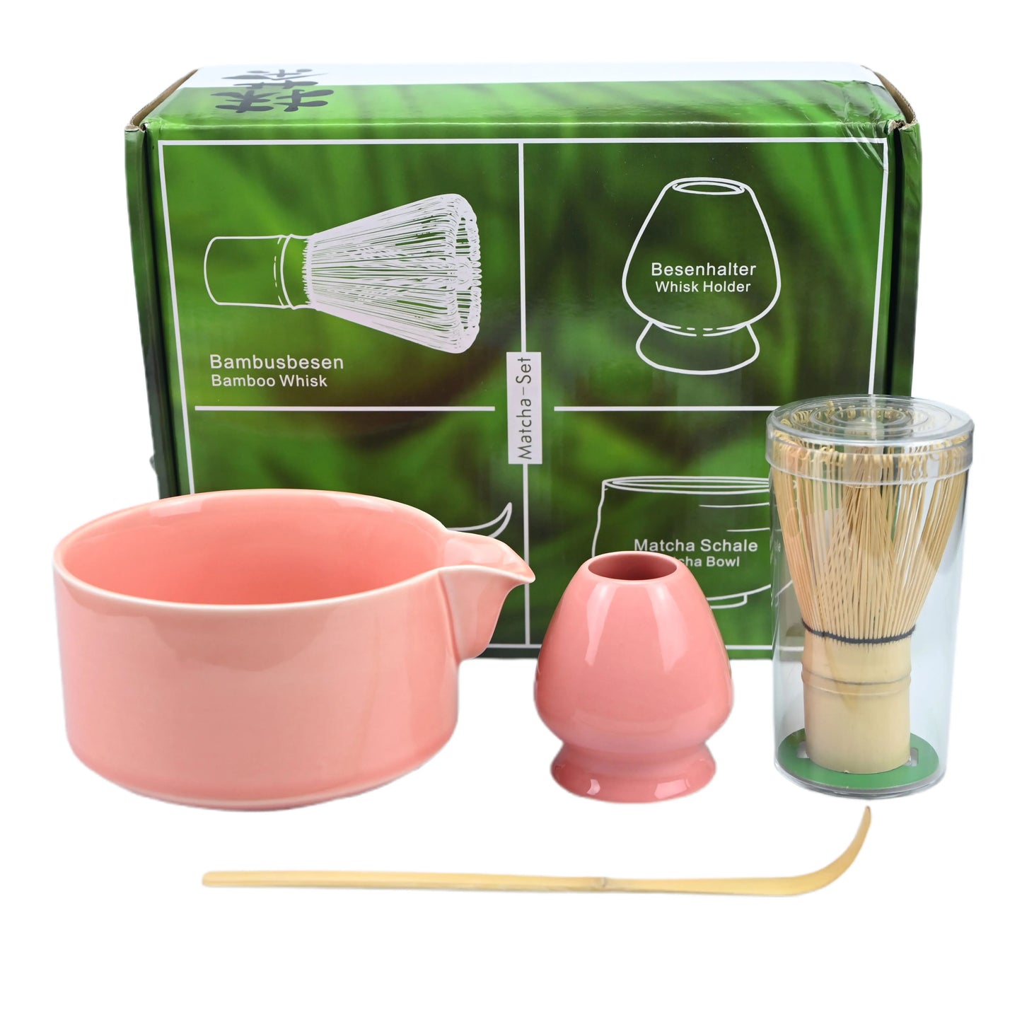 4PCS/Set Japanese-style Matcha Bowl , Spoon, Tea Whisk, Perfect Gift For Ceremony, Traditional Decoration