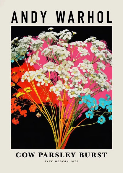 Andy Warhol Artwork Flowers Tulip Sunflowers Daisies Peony Abstract Poster Canvas Paintings Wall Art Pictures Home Decor