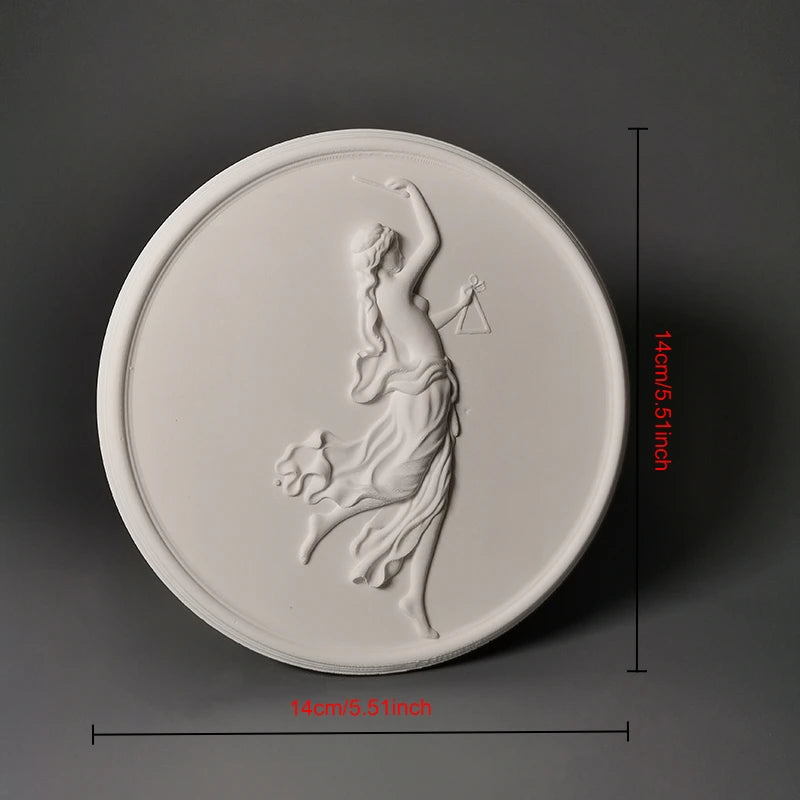 Dancer Creative Plaster Sculpture Desktop Modern Luxury Ornaments Nordic Figure Desktop Art Decoration Painting Hanging Painting