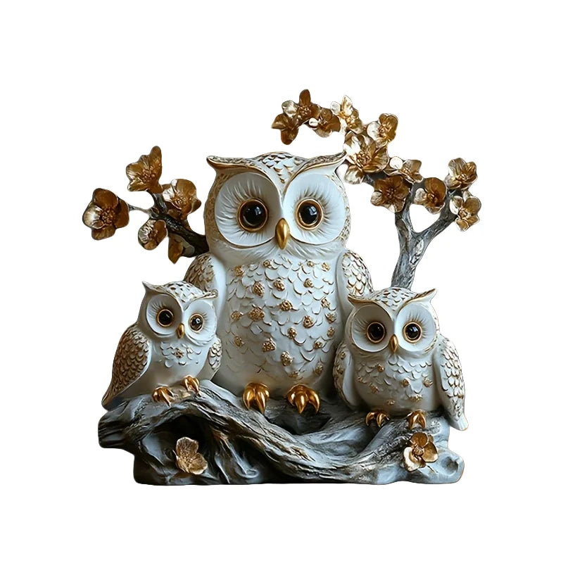 1PCS Acrylic Flat 2D Owl Family Animal Decoration,Home Decor,Living Room,Bookshelf,Wine Cooler,TV Stand Decoration