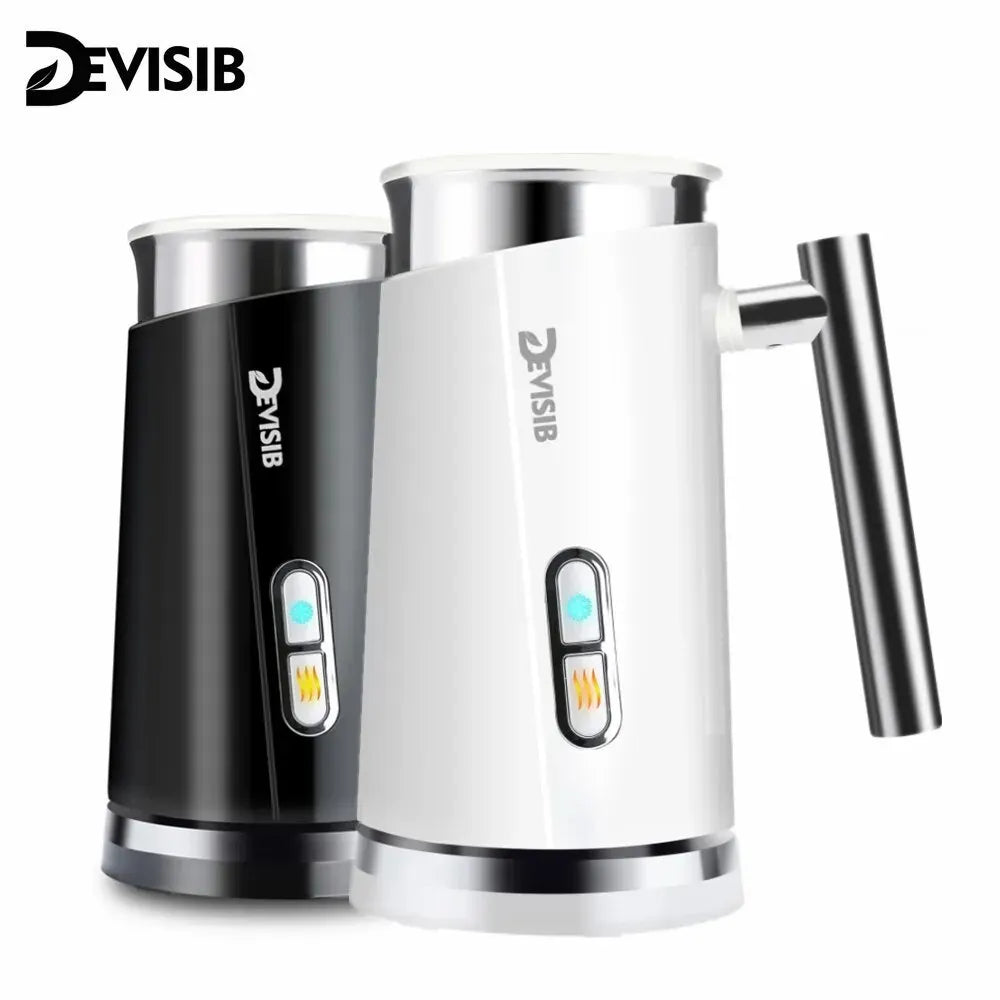 DEVISIB – mousseur à lait électrique automatique, chaud et froid, pour faire du Latte, Cappuccino, café, mousseur, appareils de cuisine