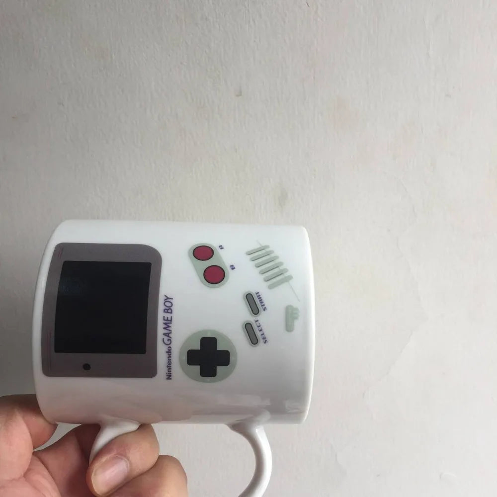 Funny Heat Sensitive Game Mugs,Ceramic Boy Mug Home Office White Porcelain Milk Beer Coffee Mug Color Changing Drinkware