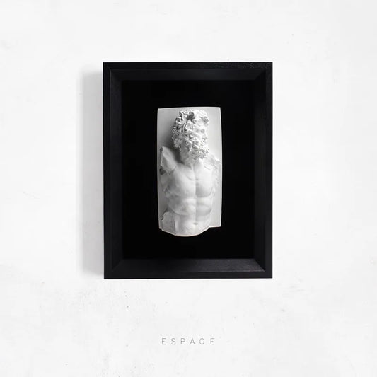 Nordic Figure Sculpture Art Plaster Statue Decorative Painting Room Hanging Painting Living Room Desktop Desk Porch Home Decor