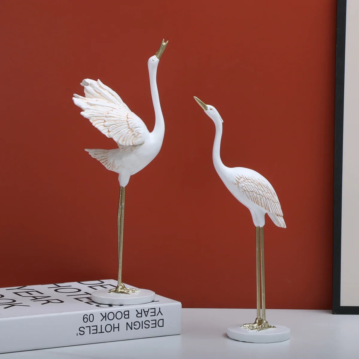 1 Pc Of Home Crane Ornaments, Indoor Decoration For GuestRoom, Home Decoration Living Room, Study, TV Cabinet, AndOffice Desktop