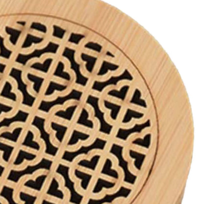 Wood Incense Burner Box SPA Chinese Style Aroma Fragrance Farmhouse Decoration Kitchen Round Yoga Table Centerpiece Home Censer