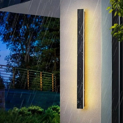 IP65 Waterproof Outdoor Wall Lamp Long Strip LED Wall Lamp Aluminum Sconce Light for Garden Villa Porch 90-260v LED Sconce Lamp