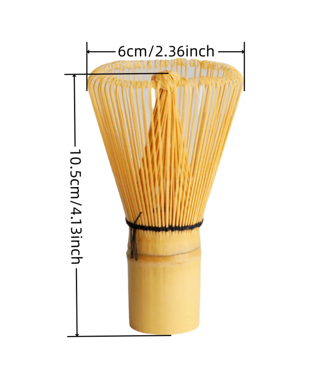 Handmade Golden Bamboo Matcha Whiskey, Traditional Japanese Matcha Blender - Tea Set Made from Durable and Sustainable Organic B