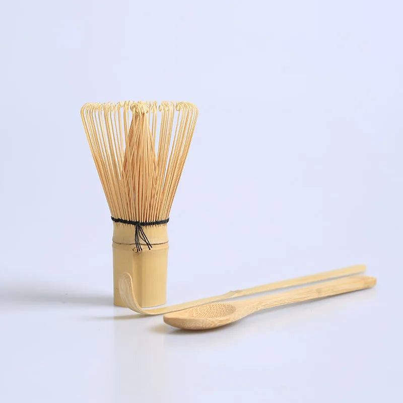 3PCS  Bamboo Whisk Tea spoon Matcha Whisk Tea Spoon And Scoop Tea-making Tools