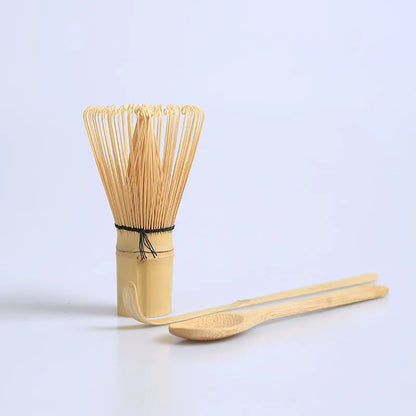 3PCS  Bamboo Whisk Tea spoon Matcha Whisk Tea Spoon And Scoop Tea-making Tools