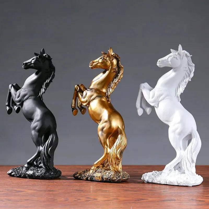Horse Resin Statue Decoration, Statue,home Decoration, Living Room and Office Pegasus Crafts, Bar and Cafe Decoration