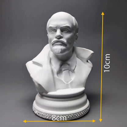 Lenin The Great Man Model Plaster Figure Sculpture Art Decoration Ornaments Interior Living Room Figurines Desktop Decor Statue