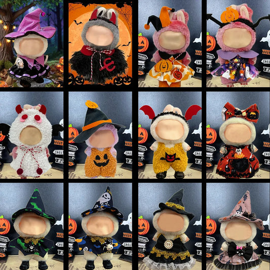 For Lafufu Clothes Mini Doll Clothing Accessories Halloween V1 V2 V3 Outfit Plush Toy Costume Decoration Labbubu Have a Seat