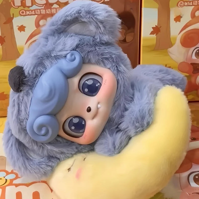 Blind Box Genuine Q Kids Animal Kindergarten Series Vinyl Doll Mystery Boxes Desktop Ornaments Worth Collecting Children'S Gifts