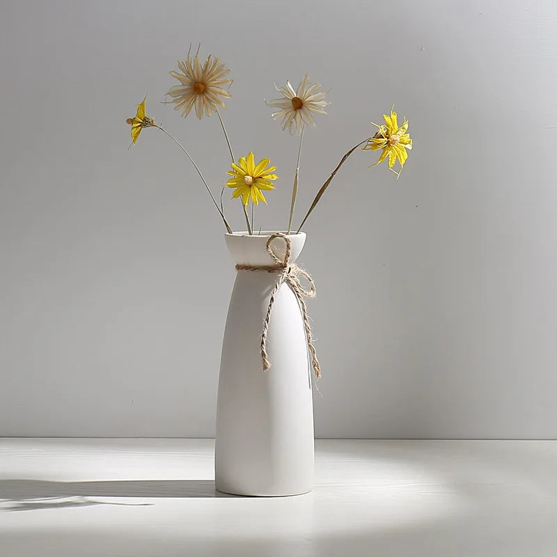 Minimalist Flower Vase Art Floor Vases Hydroponic Plants Pot Living Room Nordic Home Decor Decoration Home Salon Luxe Ornaments