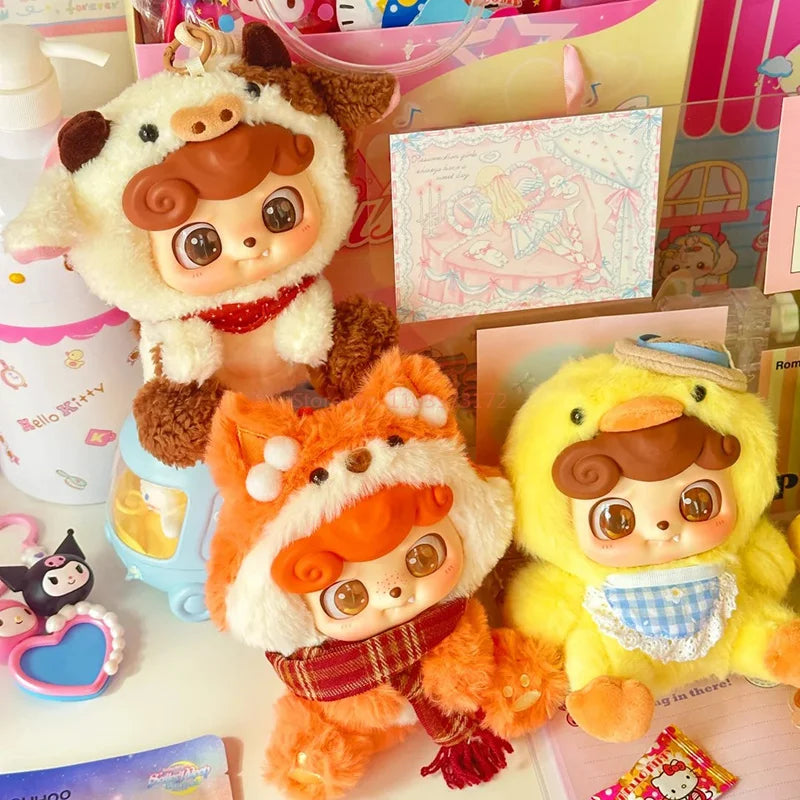 Qkid Jotoys Genuine Q Bao Blind Box Animal Kindergarten  Trendy Play Cute Doll Handmade Toy Gift