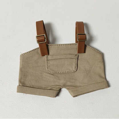 For Labubu 15-17 cm v1v2 Outfit Accessories Mini Hat Overalls Set Decoration Small Clothes Children's Toys Birthday Gift