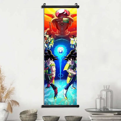 Dragon Ball Goku Poster Painting Birthday Gifts Wall Art Living Room Decoration Paintings Modular Bejita Hanging Scrolls Decor