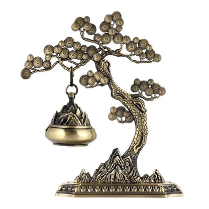 Welcome Pine Chinese Style Aromatherapy Ornaments Incense Tea Ceremony Agarwood Hanging Stove Home Indoor Creative Burner Decor