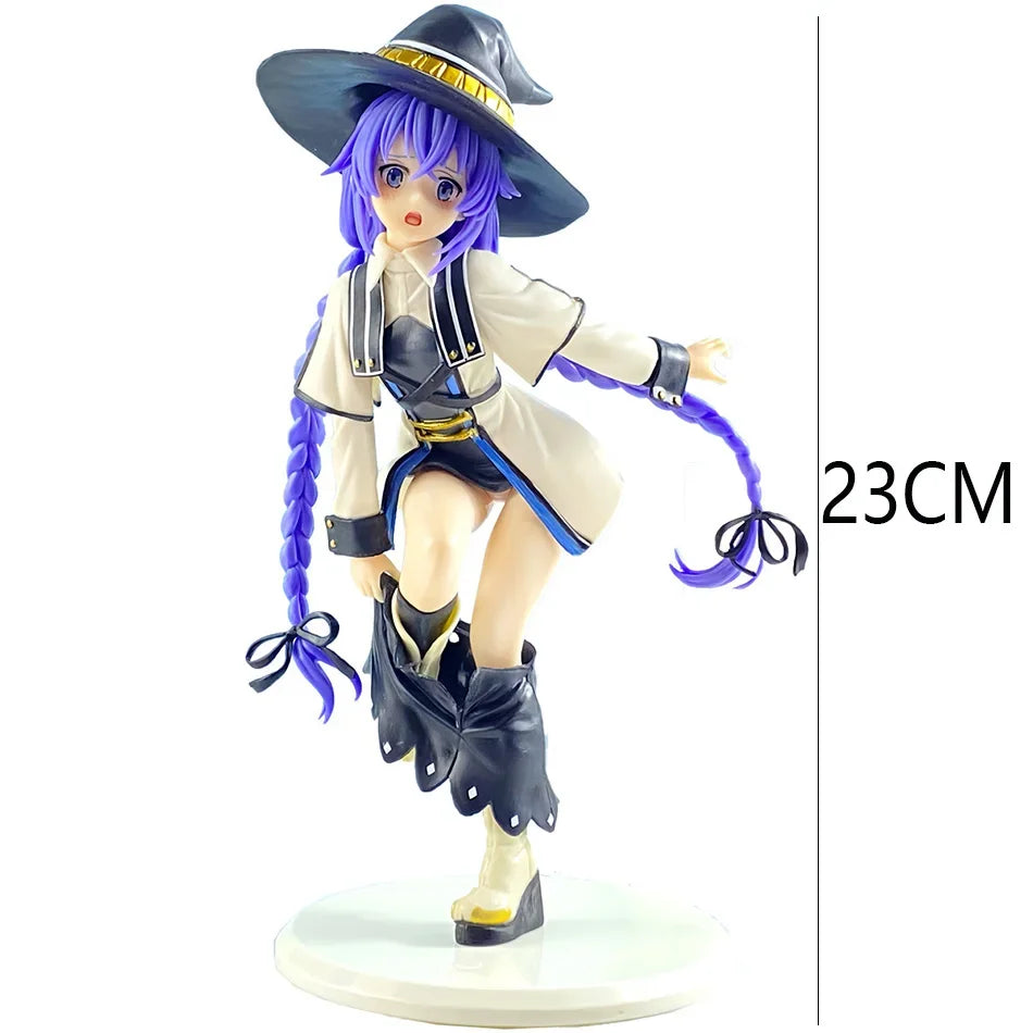 25cm Magician Roxy Migurdia Action Figure Mushoku Tensei：Jobless Reincarnation Anime Figure PVC Adult Collection Model Doll Toys