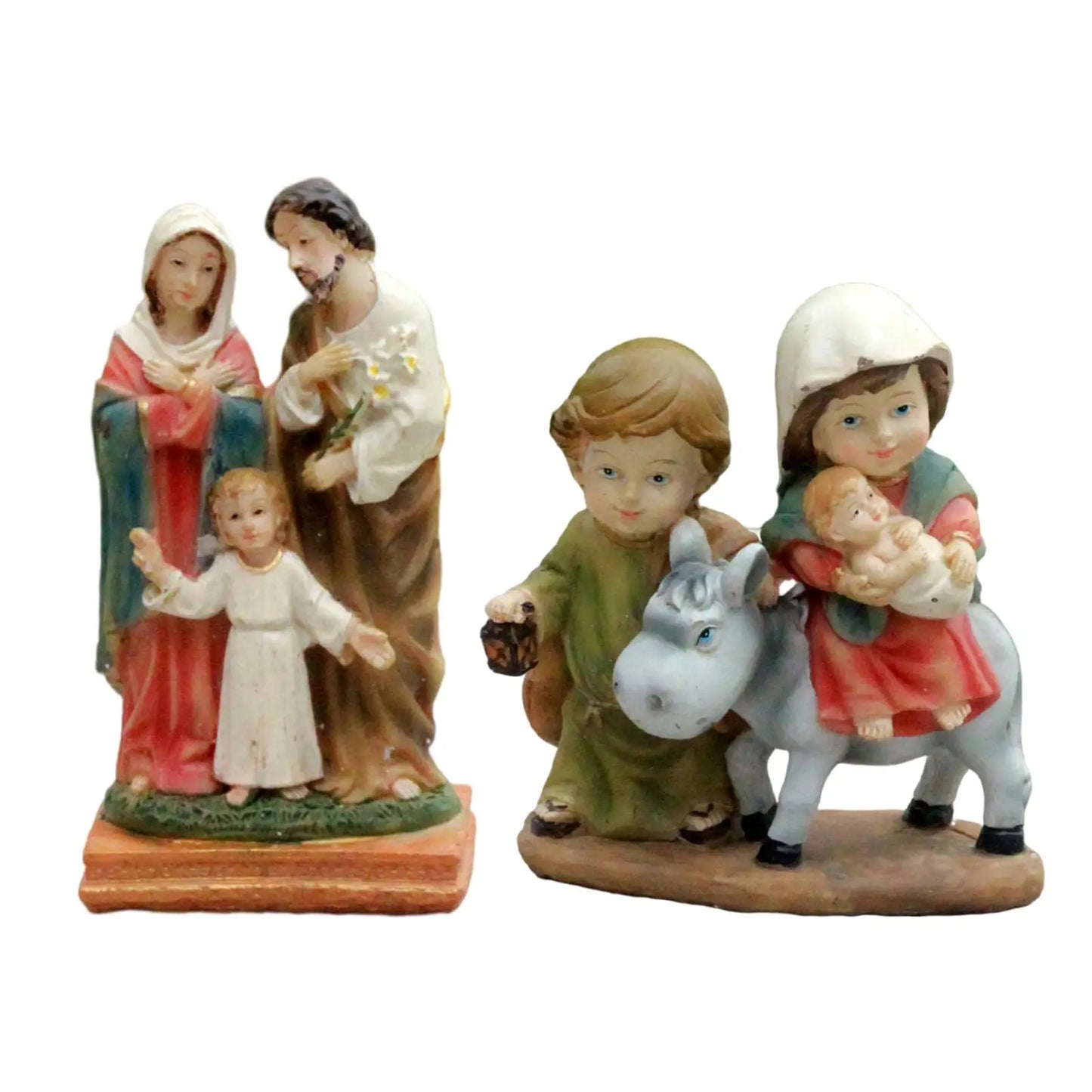 Nativity Figurine Statue Christmas Gift Mini Christian for Desktop