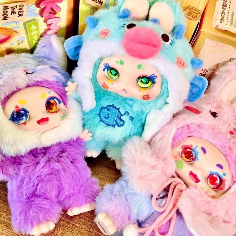 Kimmon Blind Box Mimon Dream of The Field Warm Series Toys  Velvet Time Mystery Box Cute Dolls Decor Bags Pendant Surprise Gifts
