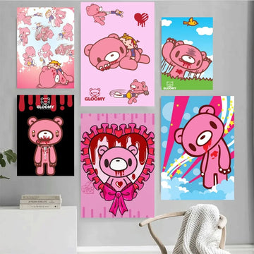 Cartoon G-gloomy Poster Home Office Wall Bedroom Living Room Kitchen Decoration Painting
