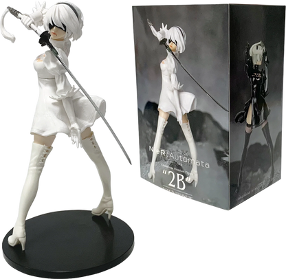 2025 new hot sale nier: automata yorha type a2 2b 9s pvc anime action figure model collection ornament anime model cartoon toy