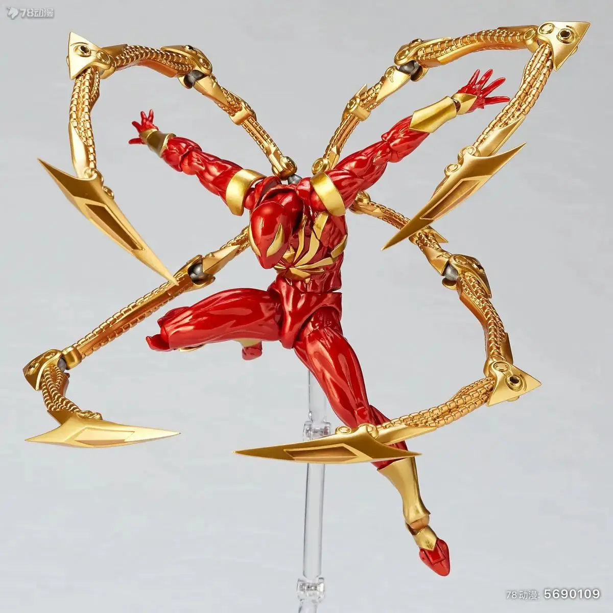 2024 New Kaiyodo Iron Spiderman Anime Figurine Amazing Yamaguchi Spider Man Animation Figure Pvc Statue Model Collection Toys