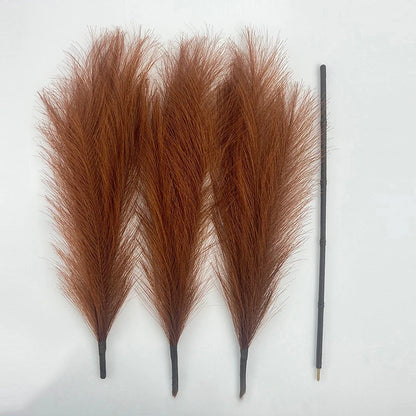 110cm Large Artificial Pampas Grass Fluffy Faux Pampas Grass For Vase Home Wedding Boho Decor Fake Flowers Plants for Decoration