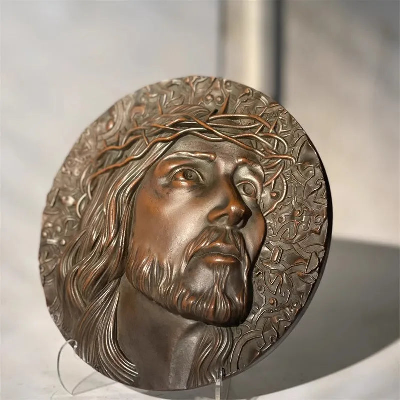 Abstract Spiky Textural Sculpture Hand Carved Relief Art Statue Modern Home Decor Centerpiece for Entryway Table & Living Room