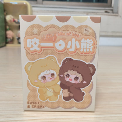 New Yooki V4 Take A Bite Of Bear Series Blind Box Vinyl Doll Gift Dolls Bag Pendant Mystery Box Surprise Girl Christmas Present