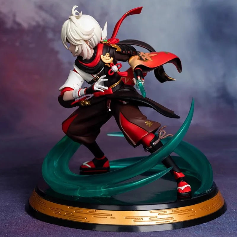 Figurine de dessin animé Genshin Impact Kaedehara Kazuha, 18cm, personnage d'action Inazuma, décoration de salle, cadeau d'halloween et de noël