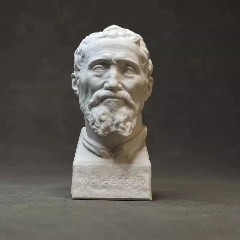 Plaster Statue Character Sculpture Desktop Character Ornaments Bookshelves Decoration Holiday Gifts Home Decoration Accessories