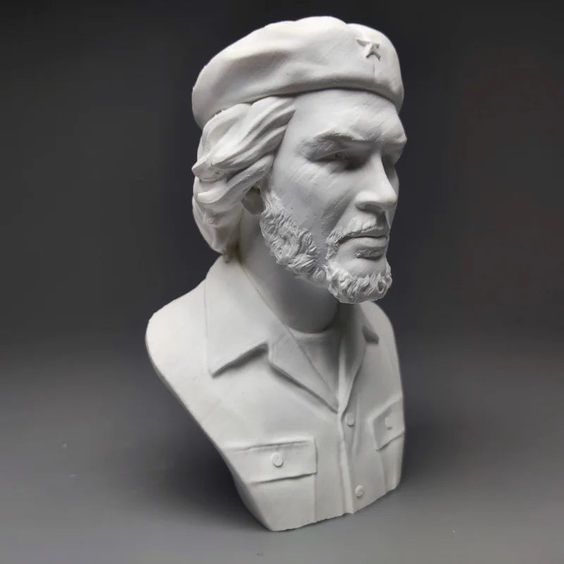 Che Guevara Model Plaster Figure Sculpture Art Decoration Ornaments Interior Art Living Room Figurines Desktop Decor Statue