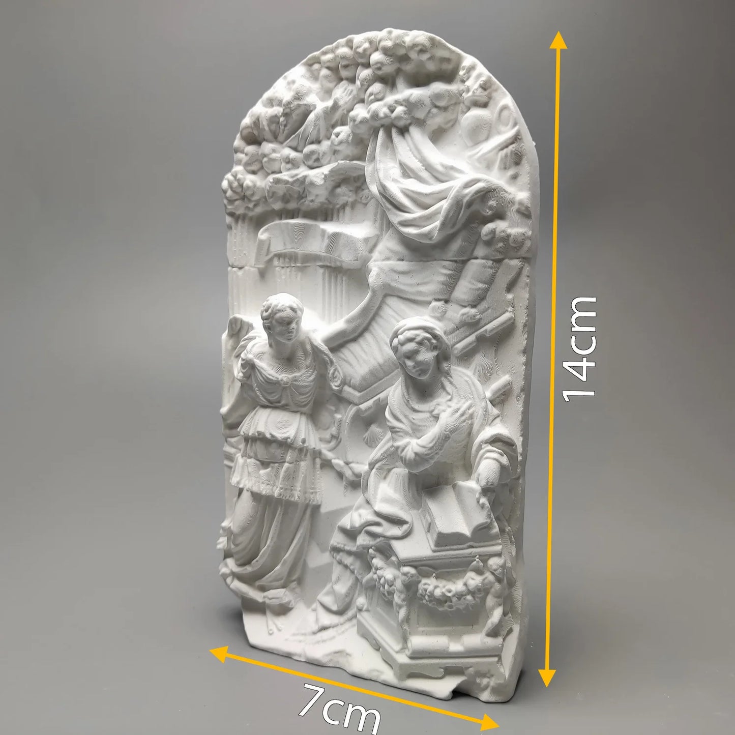 Nordic Retro Relief Art Ornaments Plaster Figure Desktop Decor Statue Modern Sculpture Decoration  Living Room Table Figurines